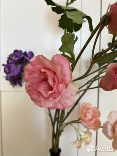 Искусственные цветы для декора бу