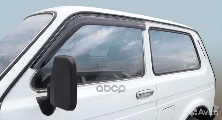 Дефлектор LADA niva 3 dv /накладные/ скотч /к-т 2