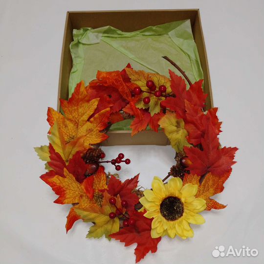 Венок осенний новый