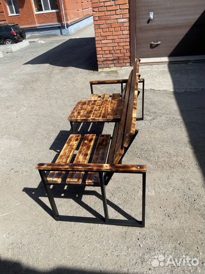 Лавка в стиле лофт