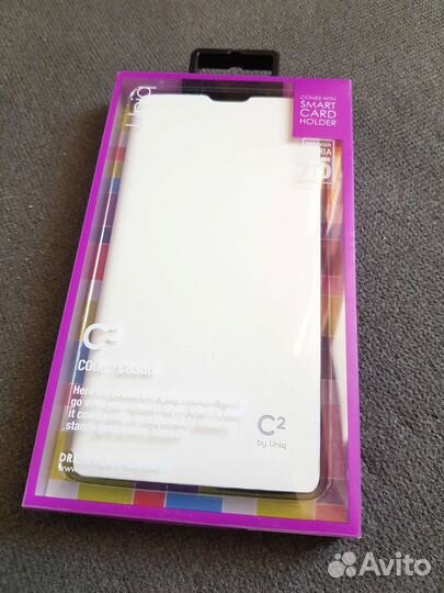 Премиум Чехол-Книжка Uniq для Sony Xperia Z5 белый