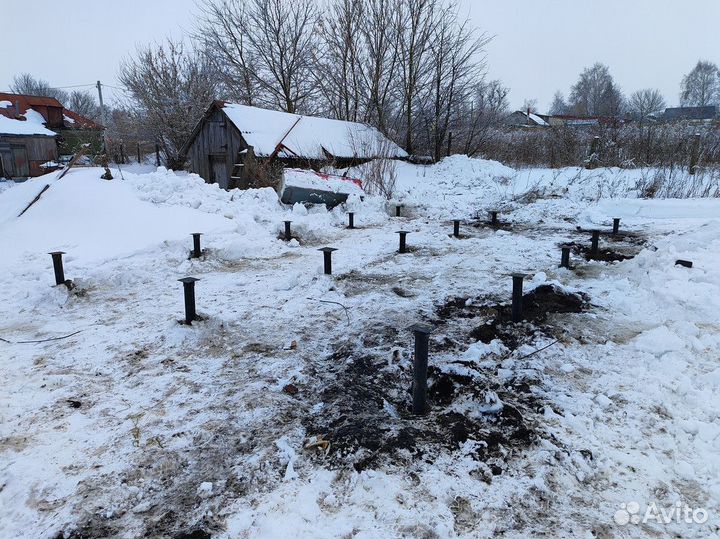 Винтовые сваи / Свайный фундамент под ключ