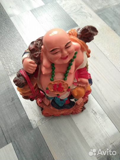 Статуэтки будды хотей фарфор, три старца