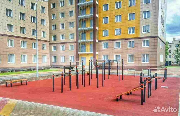 Спортивные Площадки - Шведская стенка, брусья, кач