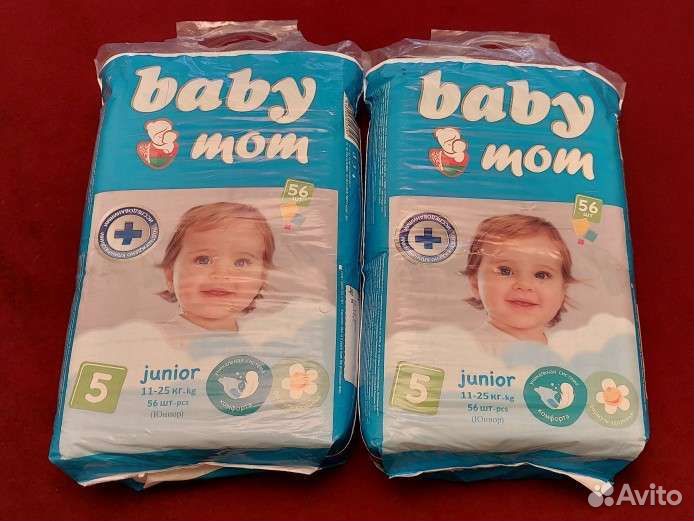 Подгузники baby mom 5