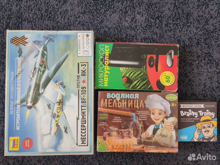 Конструктор, настольная игра, микроскоп