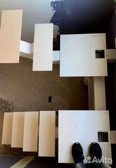 Перила деревянные с монтажем