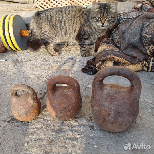 Штанга гриф блины СССР, гантели касли