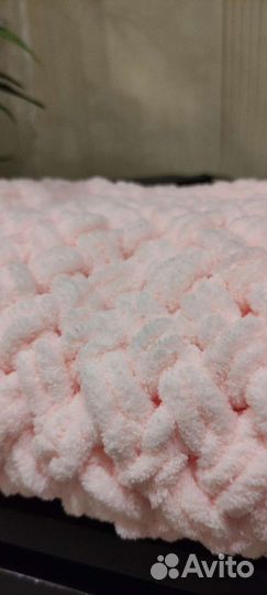 Плед детский вязаный ручная работа