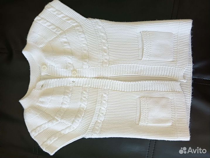 Летняя жилетка для девочки 104