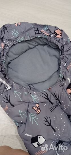 Зимний конверт с варежками Leokid