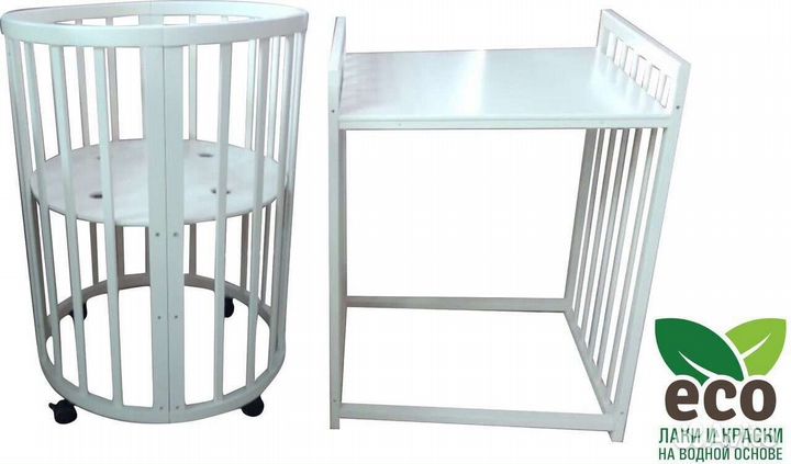 Кровать детская овальная 7 в 1