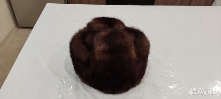 Норковая шапка мужская