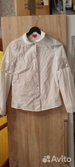 Блузка белая для девочек