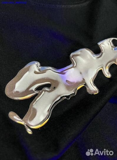 Футболка supreme FW18 liquid (ртуть) (Арт.58323)