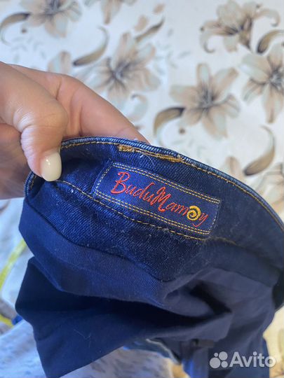 Джинсы для беременных утепленные