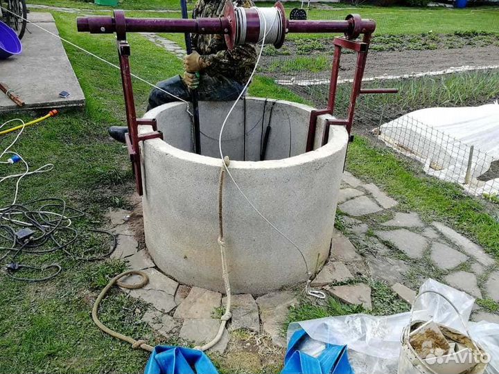 Чистка колодца на даче под ключ