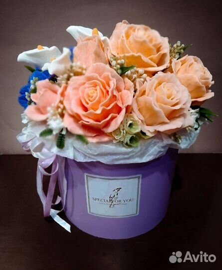 Букет цветов из мыла