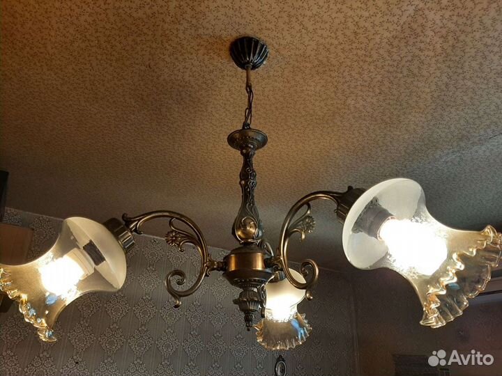 Винтажная Югославская люстра СССР