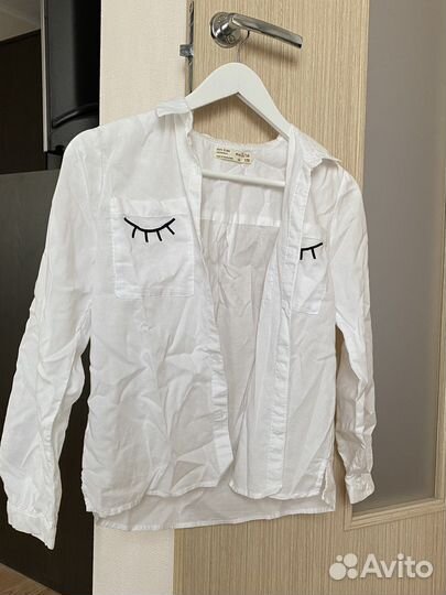 Рубашка zara для девочки бу