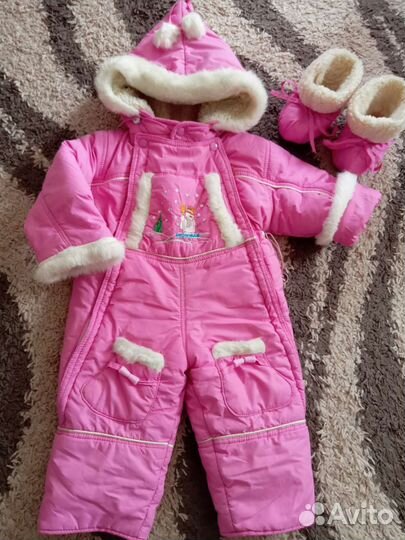 Зимний комбинезон для девочки