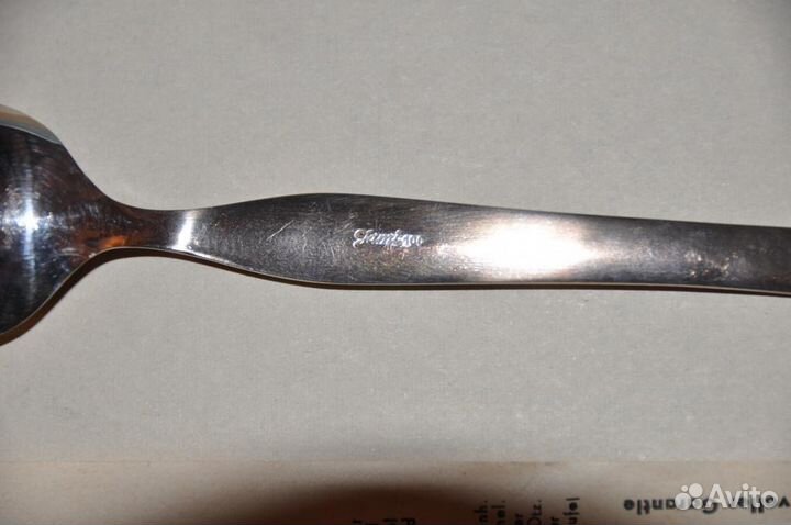 Германия, серебрение,6 ложек,40-50-е г