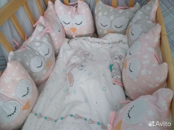 Бортики в детскую кроватку