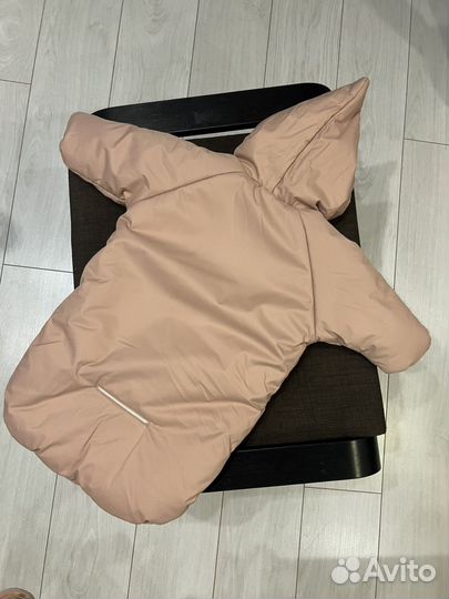 Меховой конверт-комбинезон