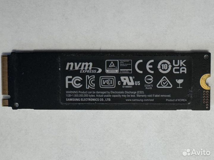 SSD m2 NVMe Samsung 500Gb