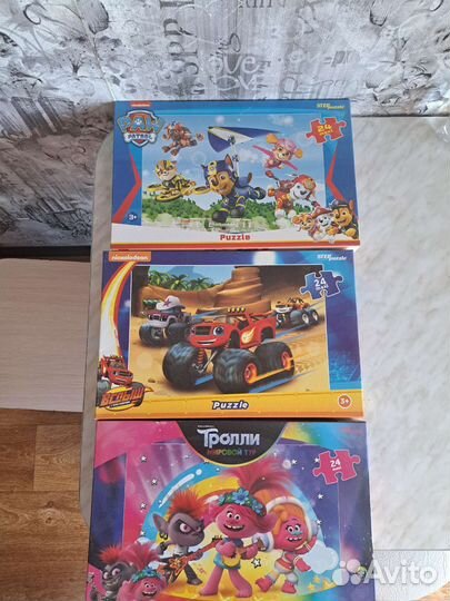 Пазлы крупные