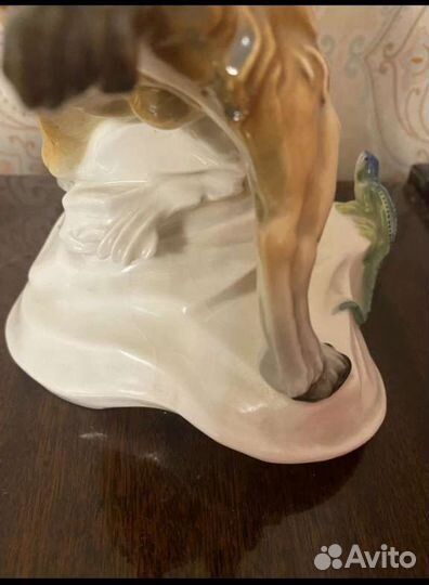 Фарфоровые статуэтки германия Козел karl ENS