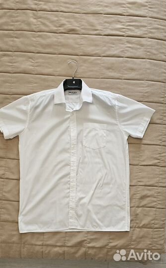Рубашка школьная белая 38 размер