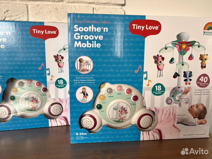 Мобиль музыкальный Tiny Love Бум бокс новый