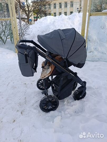 Детские коляски 2 в 1 эко кожа