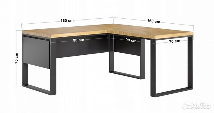 Офисная мебель лофт