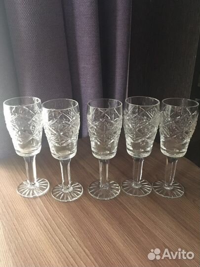 Хрустальные рюмки СССР
