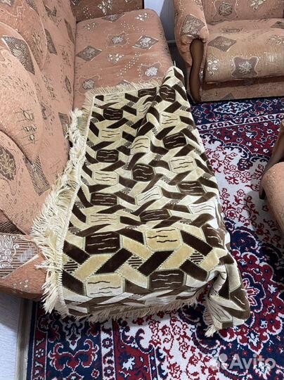 Диван и 2 кресла раздвижные комплект бу