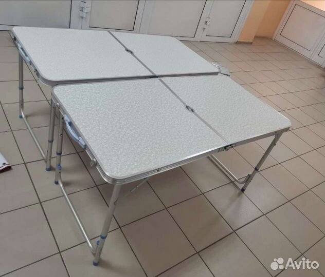 Стол большой Alumi Folding Table 120x60x70
