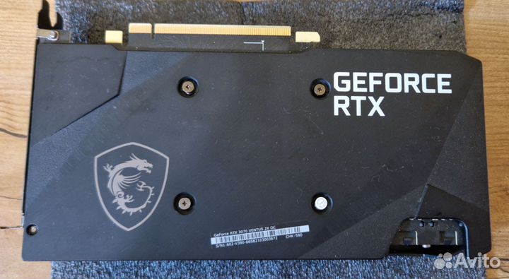 Видеокарта MSI GeForce RTX 3070 ventus 2x OC