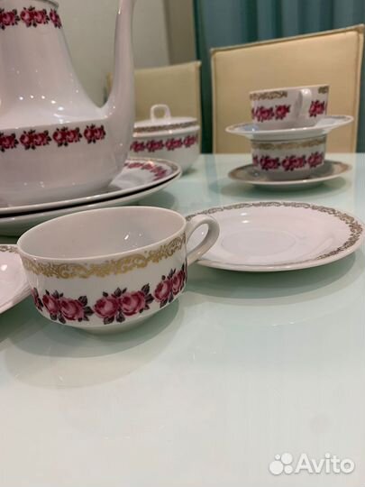 Чайный сервис гдр 6 персон