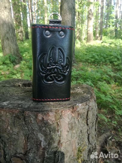 Вечная ключница из кожи. Ручная работа