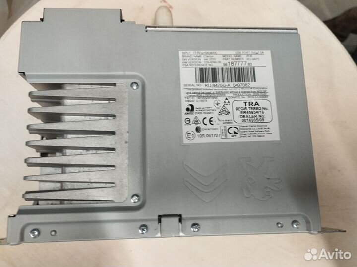 Магнитола Pegeout traveller / Citroen SpaceTourer