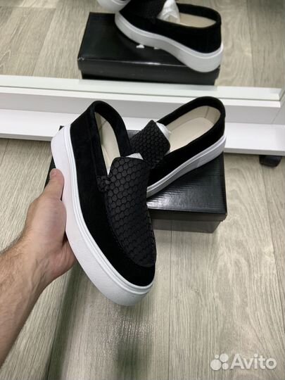 Слипоны мужские 38-44 (стильные удобные)