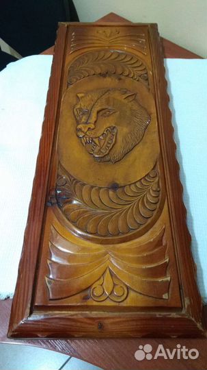 Нарды ручной работы Волк