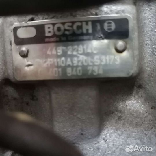 0401840734 bosch тнвд 0411810708