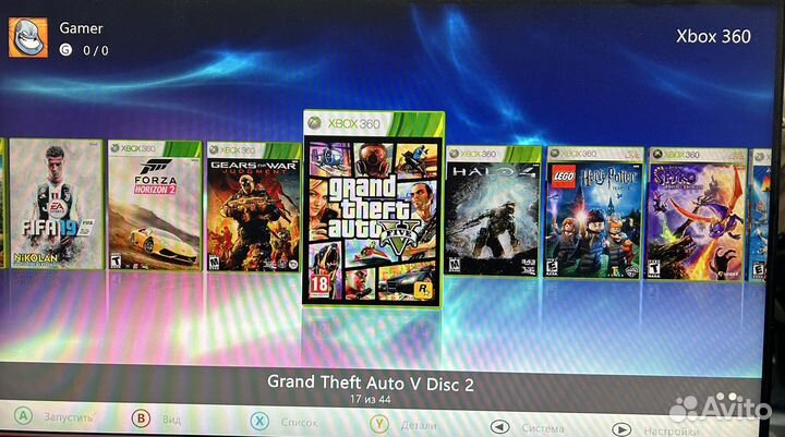 Xbox 360 slim + 147 игр