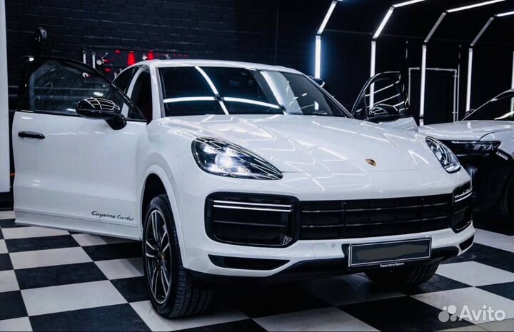 Фары Turbo 2022 на Porsche Cayenne 2010 - 2014