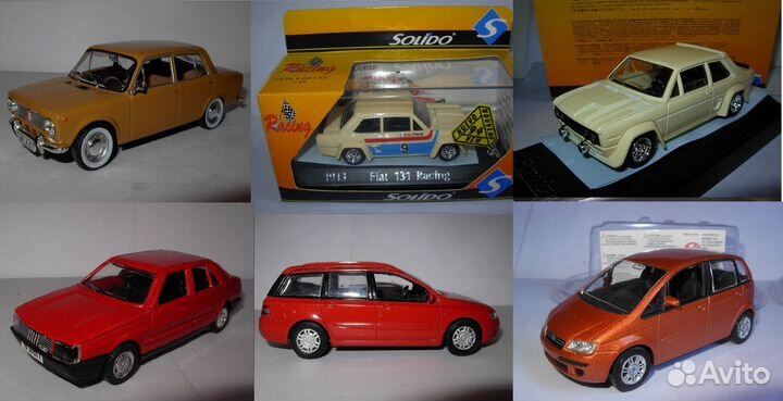 1/43 Италия Испания Fiat Maserati Alfa Seat Lancia
