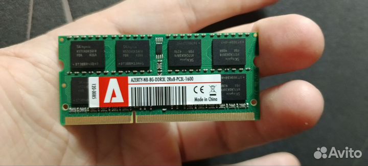 Оперативная память ddr3 8 gb для ноутбука