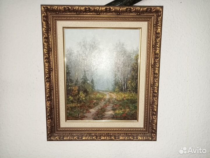 Картина маслом на холсте бу